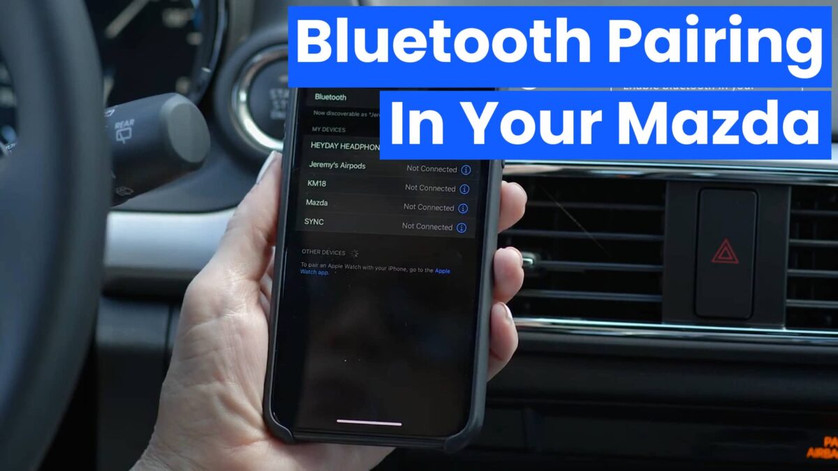 2021 mazda 3 bluetooth pairing