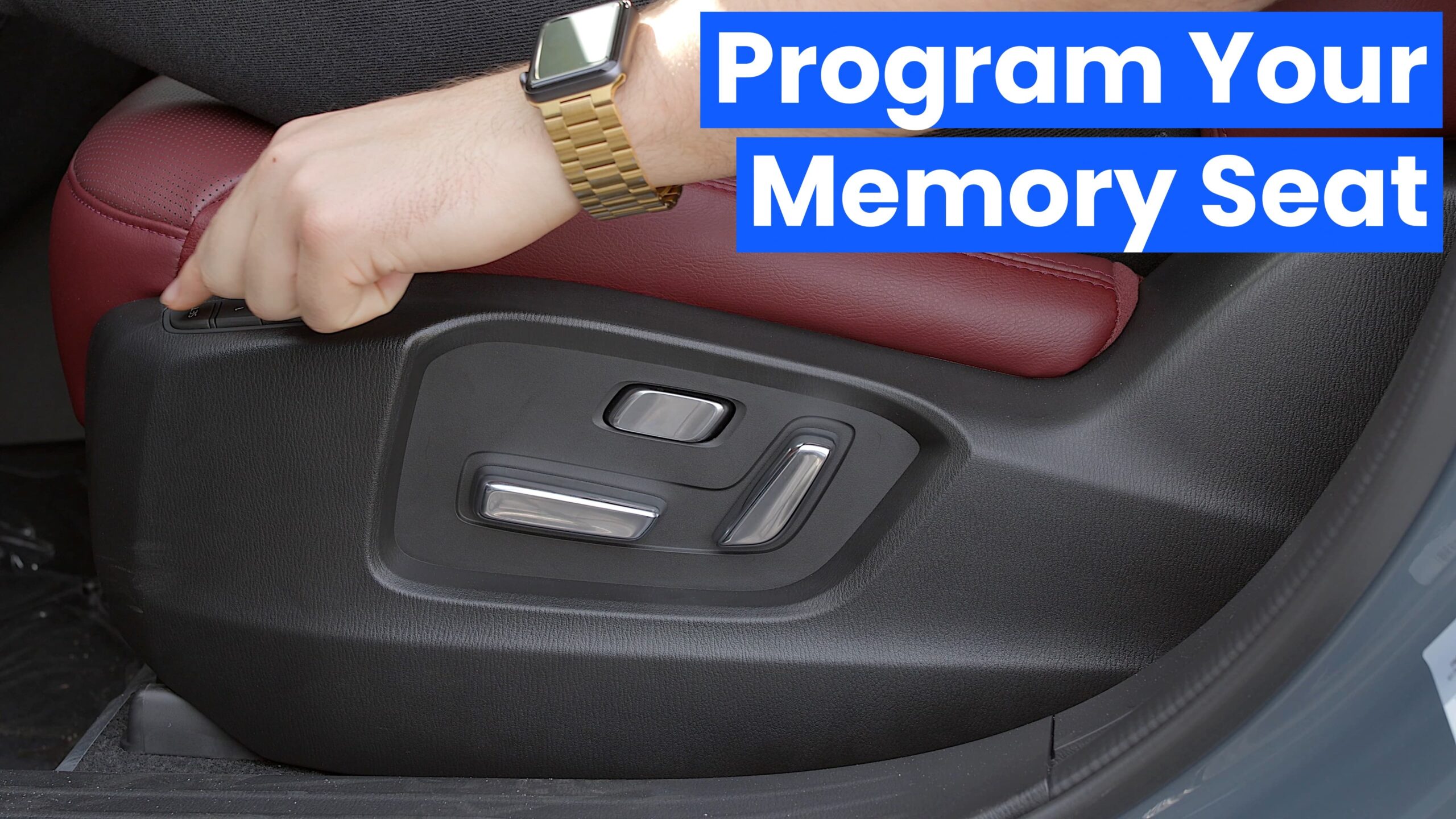 Program your memory seat