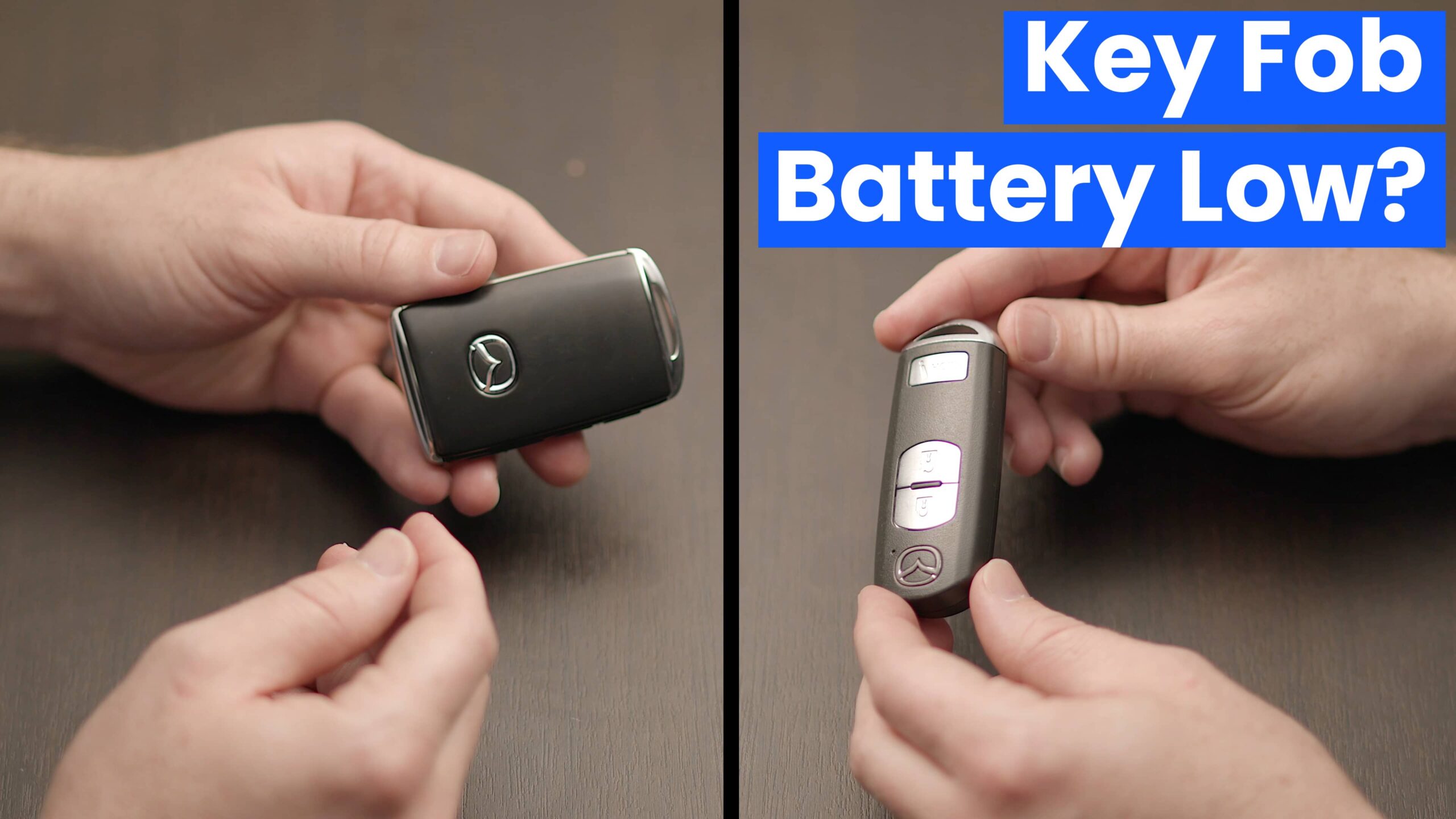 Key fob battery low