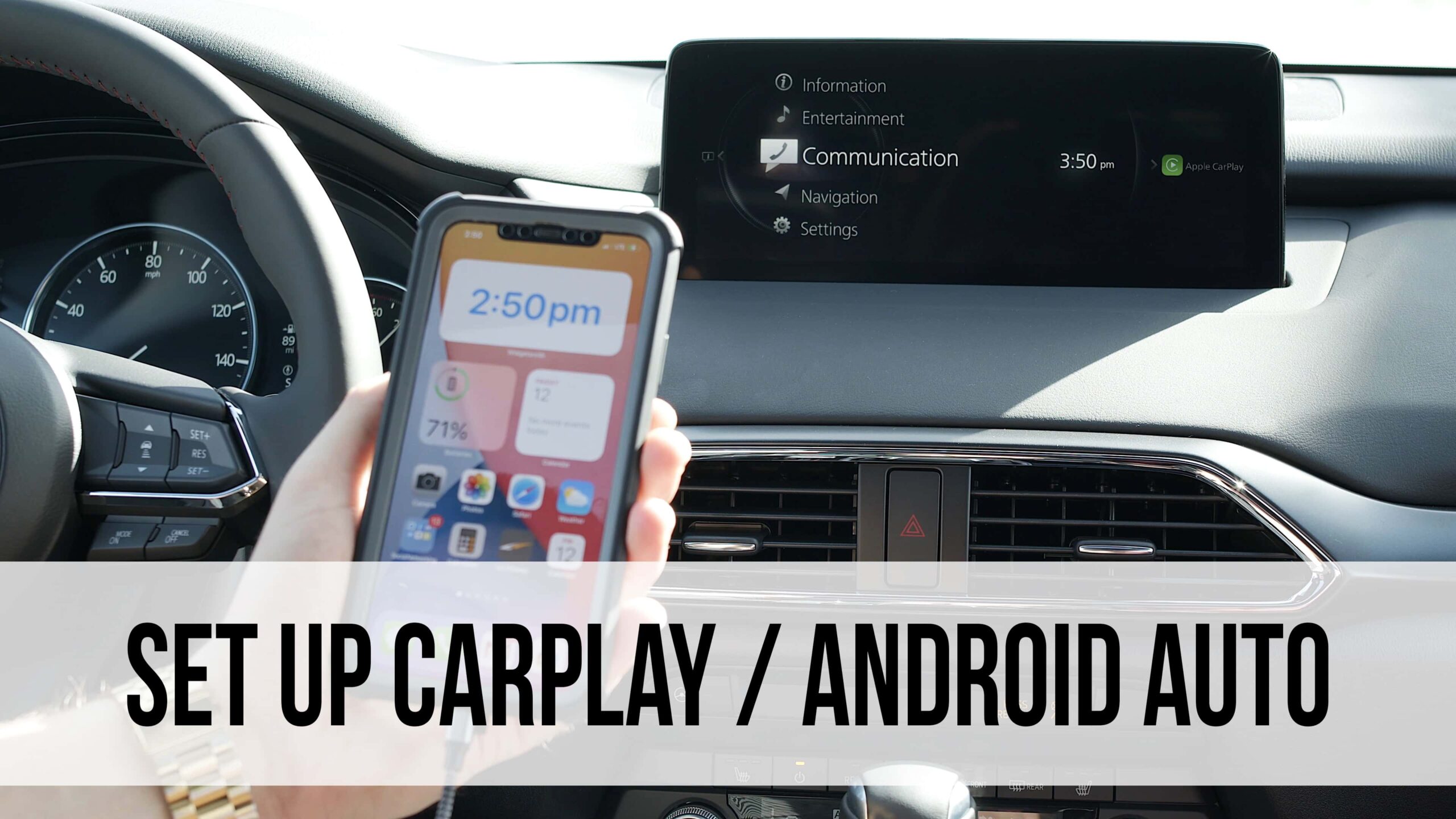 Set Up Carplay / Android Auto – Living With My Mazda