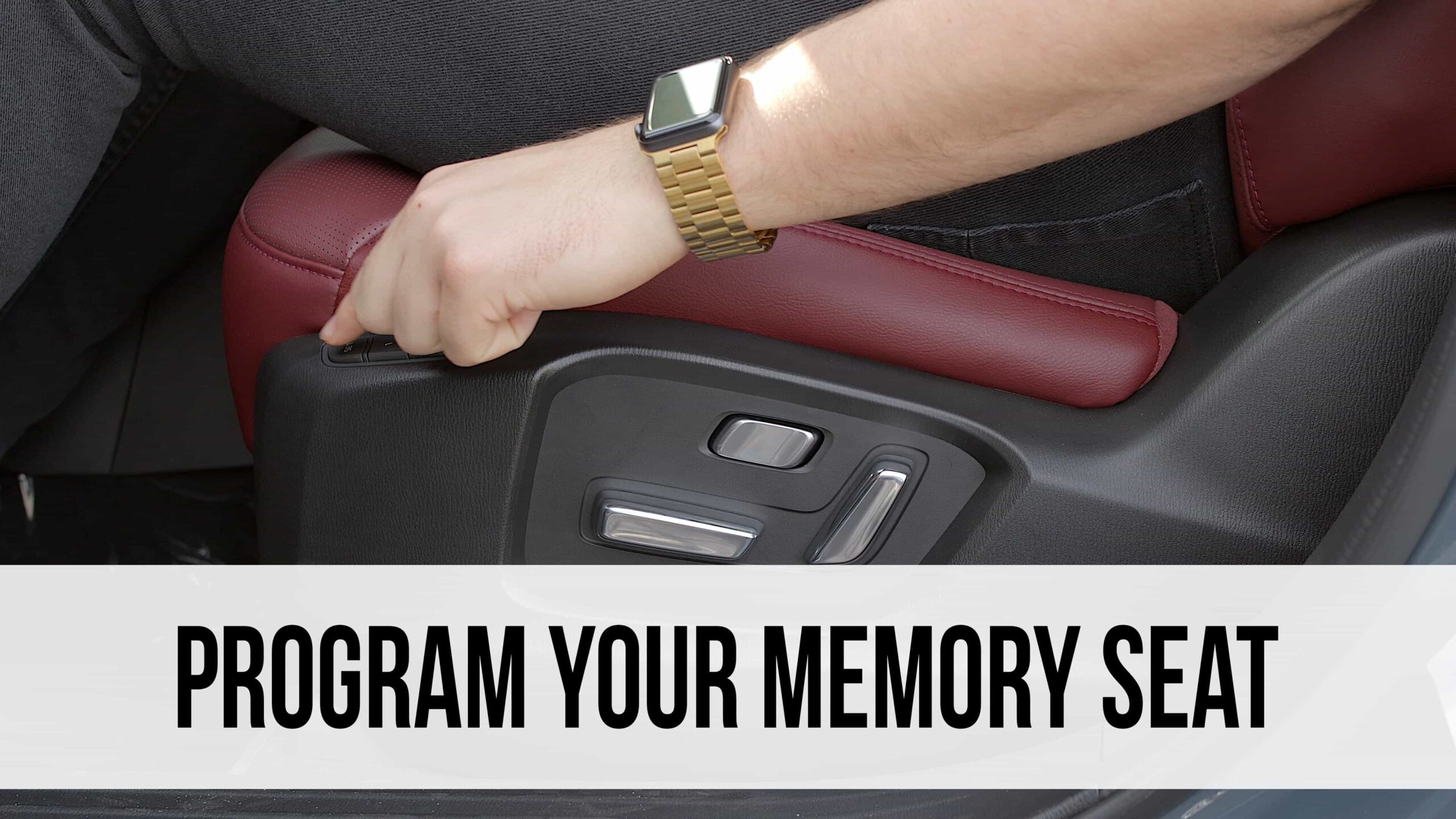 How to program your memory seat